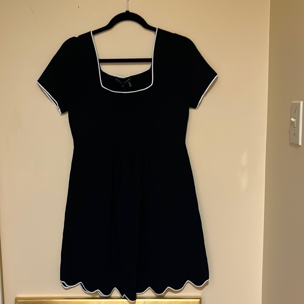 Black Knit English Factory Dress